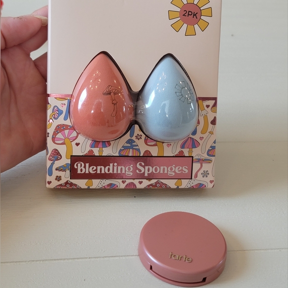 ๐ ๐๏ธ Tarte Deluxe Amazonian Clay Blush in Paaarty & Blending Sponges - Picture 11 of 12